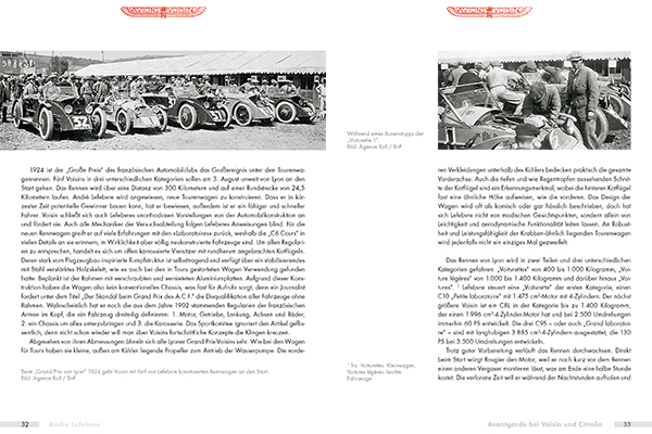 André Lefebvre: Avantgarde bei Voisin und Citroën