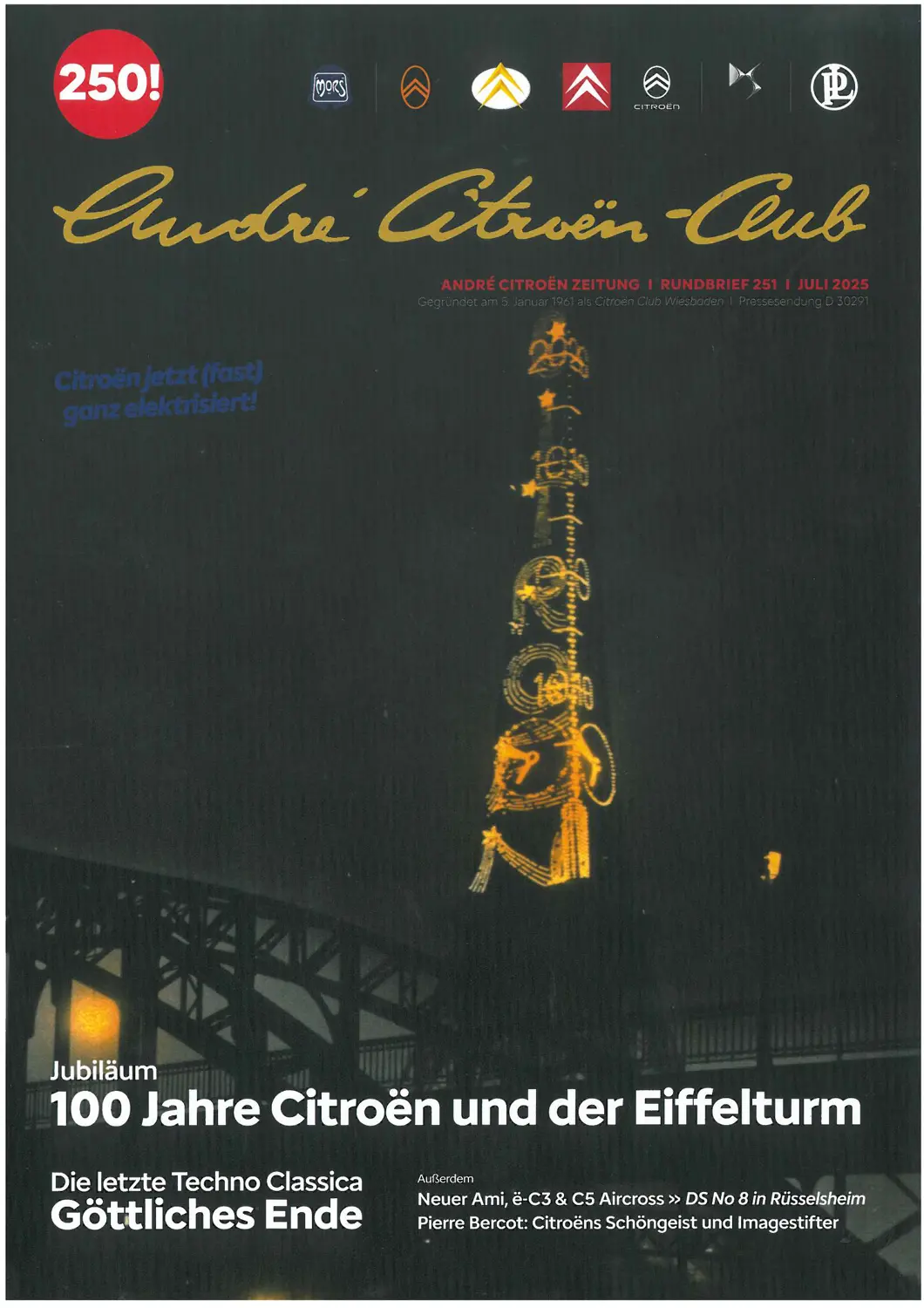 André Citroën Club Magazin Rundbrief 251 Juli 2025